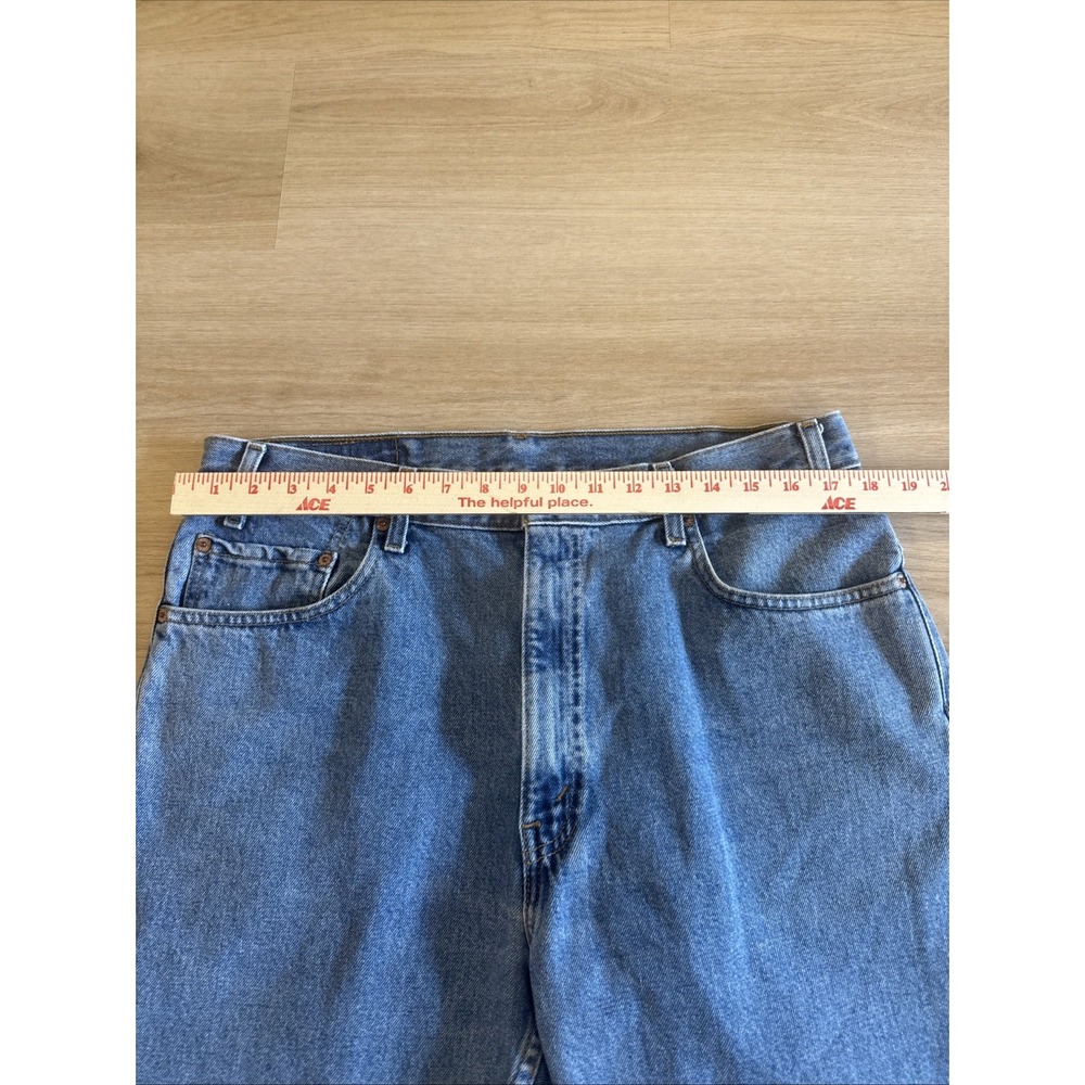 Vtg 1999 Levi's 505 Jeans Men Sz 36 x 32 Blue Made in Columbia Straight Leg - Picture 7 of 12